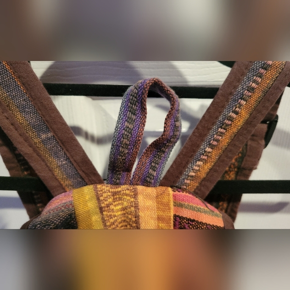 Colorful Patchwork Backpack - Picture 6 of 6